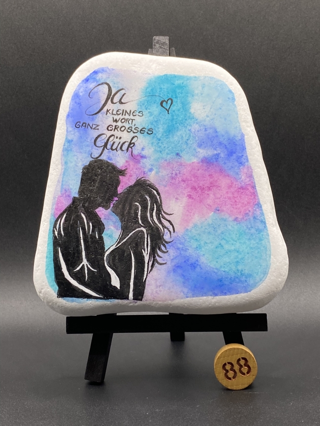 Personalisierter Hochzeitsstein #88